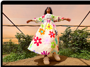 MacBook Air showcasing Liquid Retina display