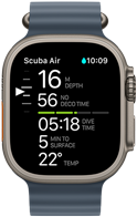 Apple Watch Ultra 3, diving screen
